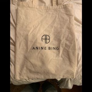 ANINE Bing cotton muslin tote